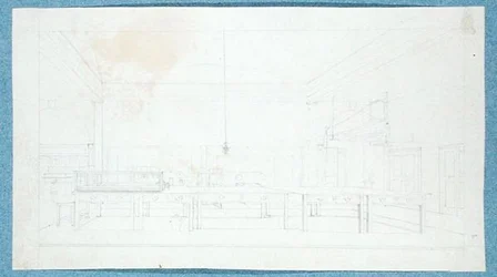 Interior of a Laboratory, from Michael Faraday