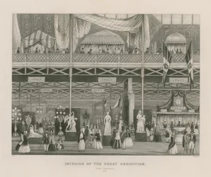 Interior of the Great Exhibition, 1851, Italian Department