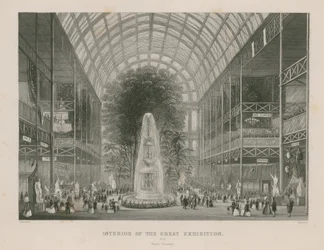 Interior of the Great Exhibition, 1851, North Transept