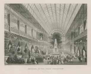 Interior of the Great Exhibition, 1851, South Transept