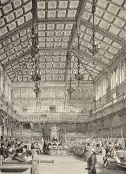 Interior of the House of Commons, from 