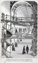 Interior of the House of Detention, Clerkenwell, from 