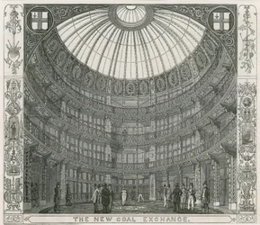 Interior of the New Coal Exchange, Thames Street
