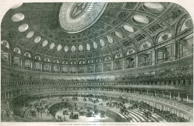 Interior of the Proposed Royal Albert Hall