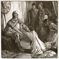 Interview between Coriolanus and His Wife and Mother
