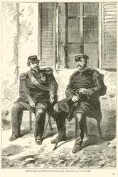Interview between Napoleon and Bismarck at Donchery, September 1870