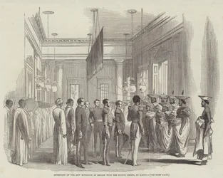 Interview of the New Governor of Ceylon with the Native Chiefs, at Kandy