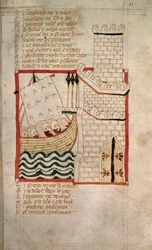 Invasion of Scots and Danes, from the Verse Chronicle of 