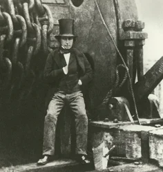 Isambard Kingdom Brunel, engineer, during the construction of the Great Eastern