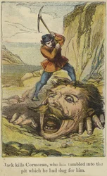 Jack Kills Cormoran Who Has Tumbled into the Pit Which He Had Dug for Him