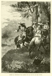 James II Witnesses the Defeat of His Troops at the Boyne