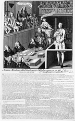 James Macleane the Gentleman Highwayman at the Bar, 1750