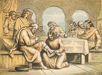 Jesus Washing the Feet of His Disciples