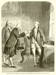 John Adams, First American Ambassador to the English Court, Presented to King George III