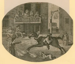 John Gilpin of Cheapside, London, going farther than he intended