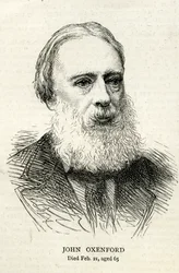 John Oxenford (1812-77) Illustration from The Graphic 1877
