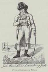 John Rann, alias Sixteen String Jack (engraving)