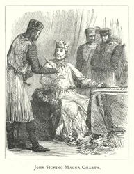 John signing Magna Carta