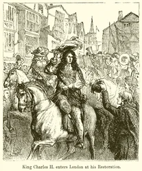 King Charles II Enters London at His Restoration