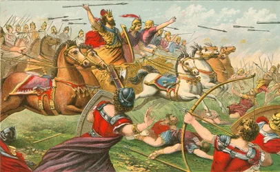 King David Victorious in Battle