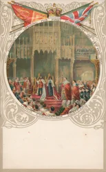 King Edward VII opening his first Parliament on 14 February 1901
