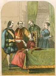 Lady Jane Grey Solicited to Accept the Crown