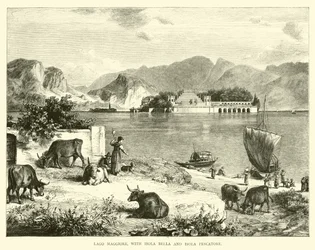 Lago Maggiore, with Isola Bella and Isola Pescatore