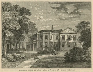 Langham House in 1820