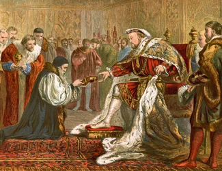 Latimer Presenting the Bible to Henry VIII