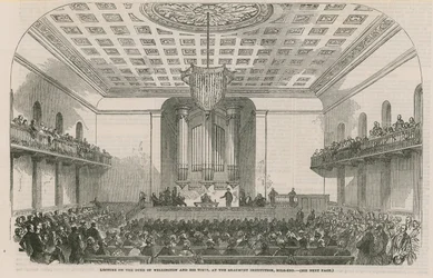 Lecture on the Duke of Wellington and his times, at the Beamont Institution, Mile End