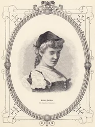 Lilian Nordica (the American Cantatrice) (engraving)
