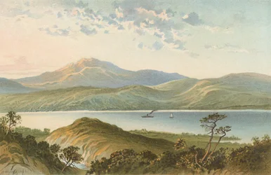 Loch Ness, from Above the Fall of Foyers
