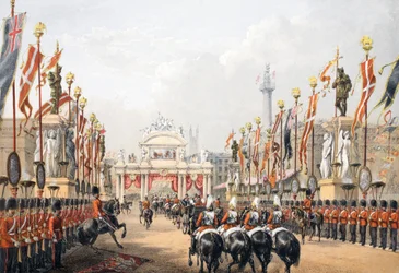 London Bridge, Kept by the Honourable Artillery Company of London, from A Memorial of the Marriage of Edward VII and Alexandra of Denmark