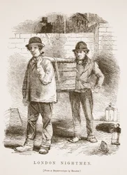 London Nightmen, from the daguerreotype by Richard Beard, illustration from London Labour and London Poor by Henry Mayhew, pub. 1862