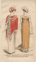 London Dresses for January 1809