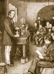 Lord Kelvin began his scientific researches in Glasgow in a wine-cellar which he converted into a laboratory