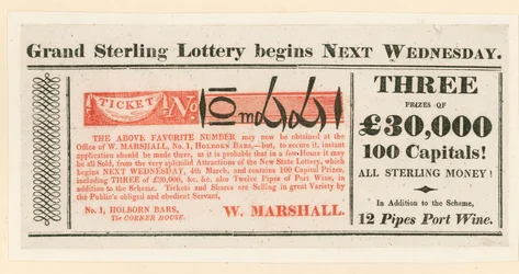Lottery Advertisement