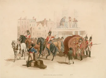 Lottery Tickets Being Transported Under Armed Guard