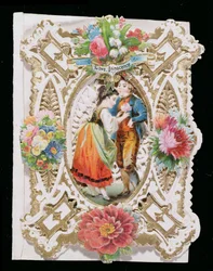 Love, Innocence, Valentine card, c.1870