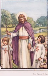 Loving Shepherd of thy Sheep, illustration from The Children
