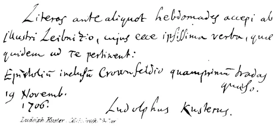 Ludolph Kuster (Celebrated Greek Scholar)