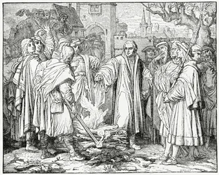 Luther Burns the Pope