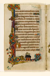 In the Cauldron, Marginal Decoration from the Macclesfield Psalter, Use of Sarum, East Anglia (c.1330)