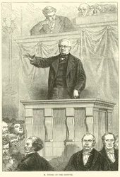 M Thiers in the Tribune, 1871