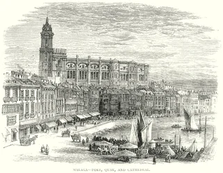 Malaga – Port, Quay, and Cathedral
