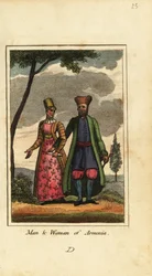 Man and woman of Armenia