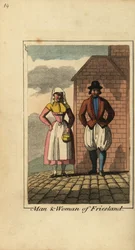 Man and Woman of Friesland, Holland
