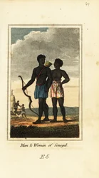 Man and woman of Senegal
