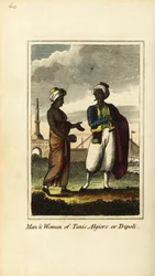 Man and Woman of Tunis, Algiers or Tripoli