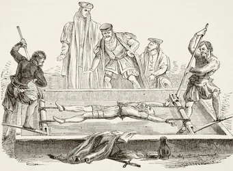 Man Being Tortured on the Rack